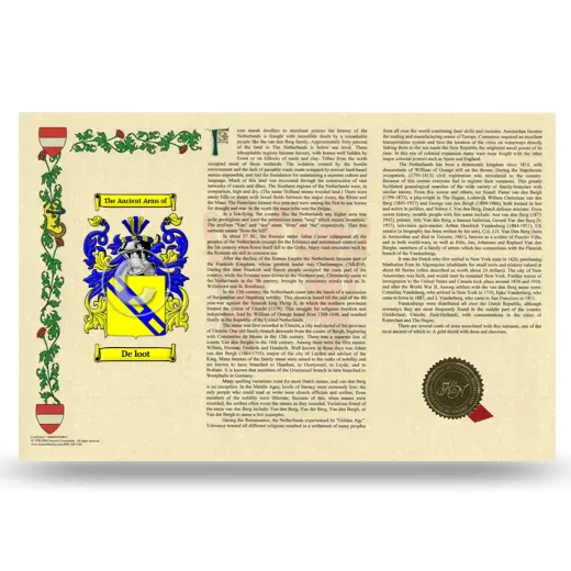 De loot Armorial History Landscape Style