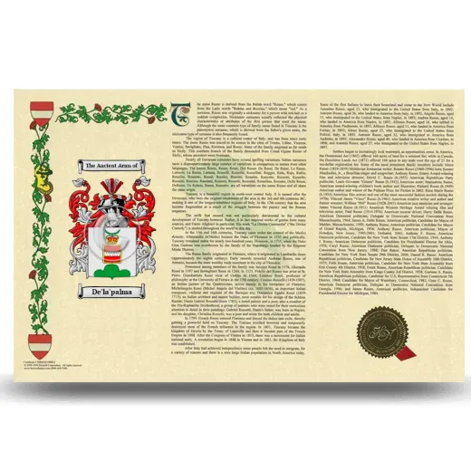De'la'palma Armorial History Landscape Style