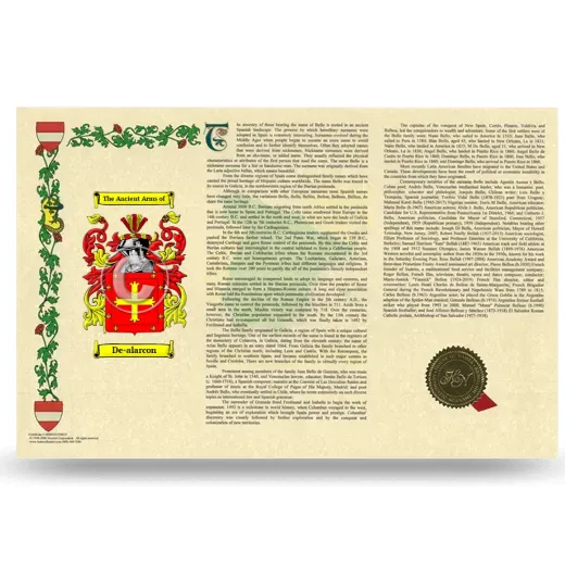 De-alarcon Armorial History Landscape Style