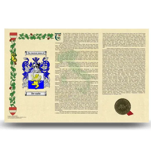 De-carlo Armorial History Landscape Style