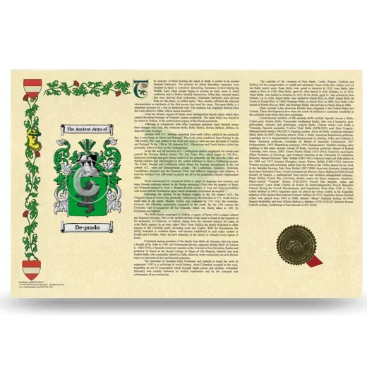 De-prado Armorial History Landscape Style