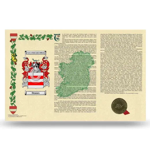 Deanes Armorial History Landscape Style