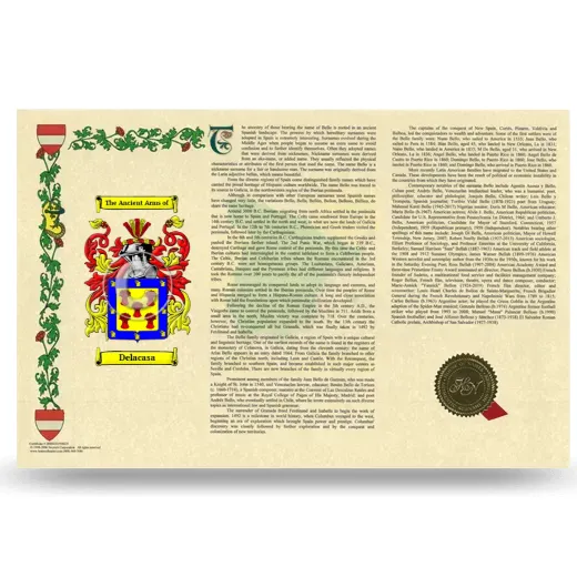 Delacasa Armorial History Landscape Style