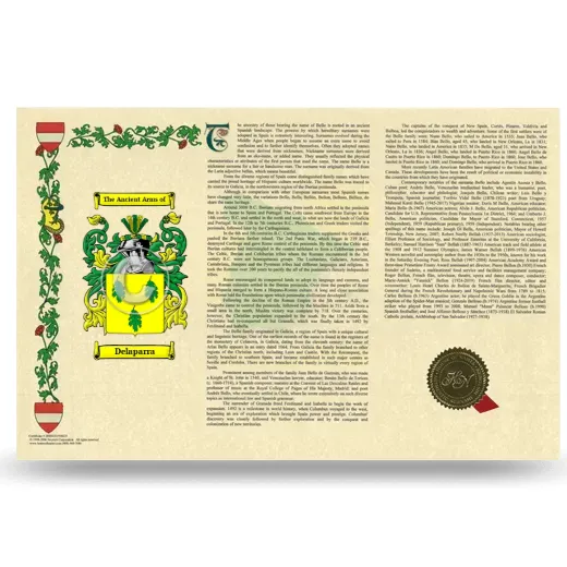 Delaparra Armorial History Landscape Style