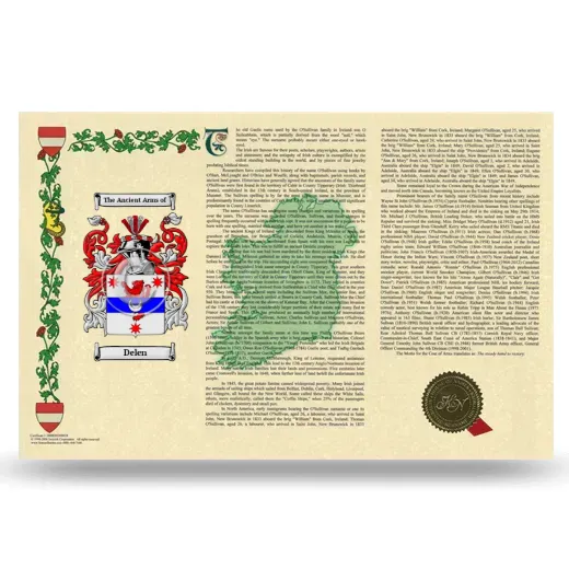 Delen Armorial History Landscape Style