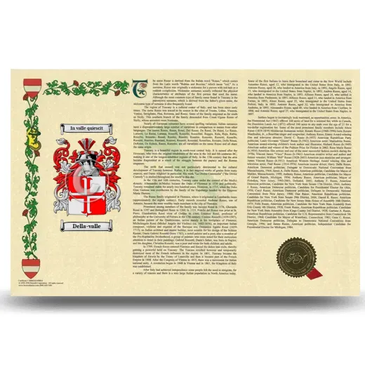 Della-valle Armorial History Landscape Style