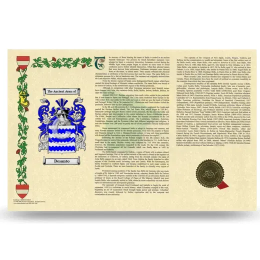 Desanto Armorial History Landscape Style