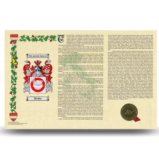 Di'vito Armorial History Landscape Style