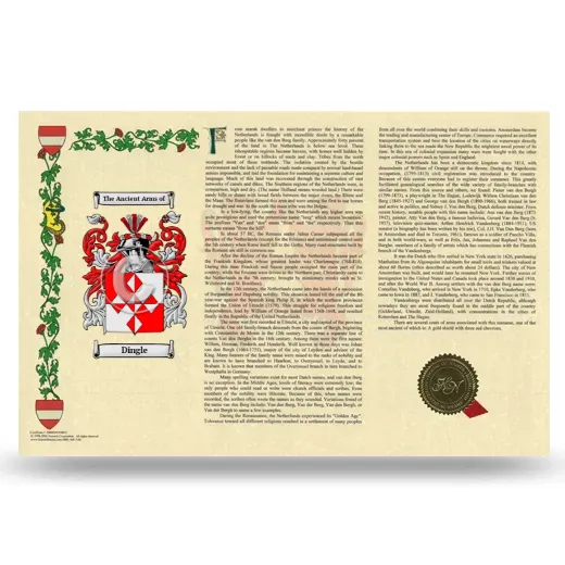 Dingle Armorial History Landscape Style