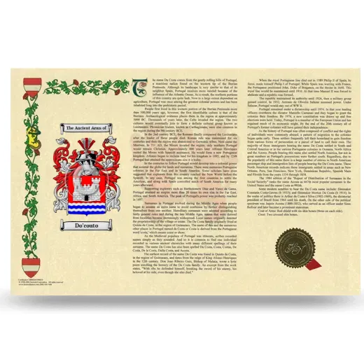 Do'couto Armorial History Landscape Style