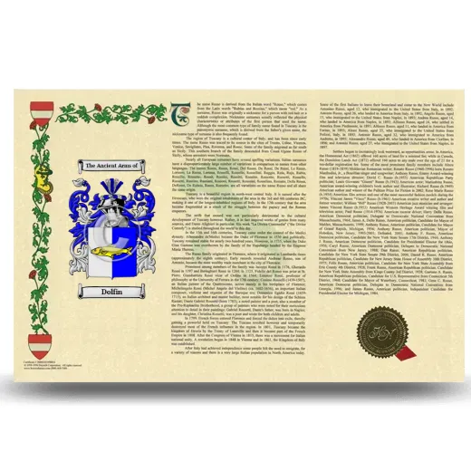 Dolfin Armorial History Landscape Style