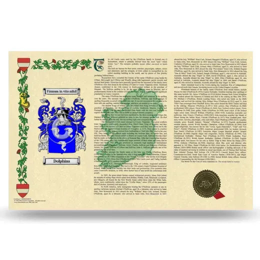 Dolphins Armorial History Landscape Style