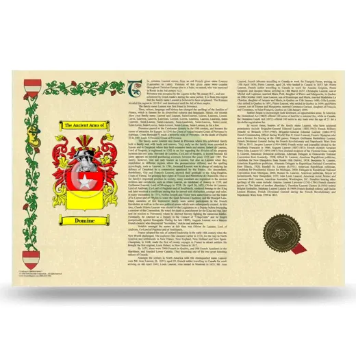 Domine Armorial History Landscape Style