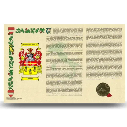 Donio Armorial History Landscape Style