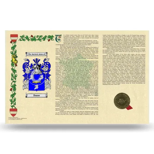 Doree Armorial History Landscape Style