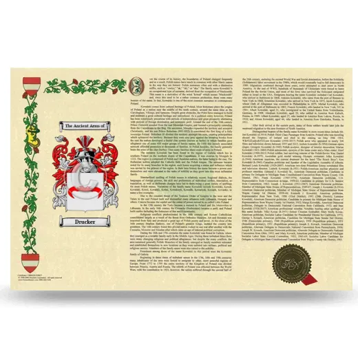 Drucker Armorial History Landscape Style