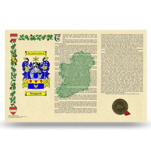 Drumgoole Armorial History Landscape Style