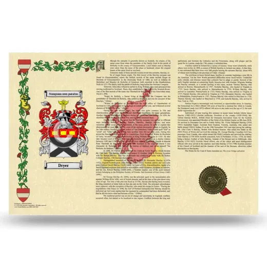 Dryer Armorial History Landscape Style