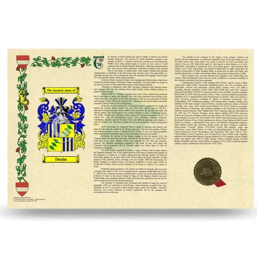 Durán Armorial History Landscape Style
