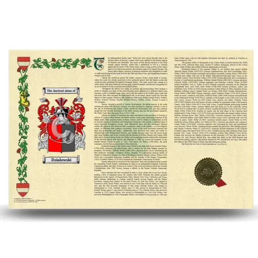 Dzialowski Armorial History Landscape Style