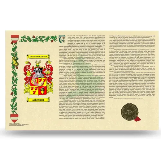 Echerman Armorial History Landscape Style