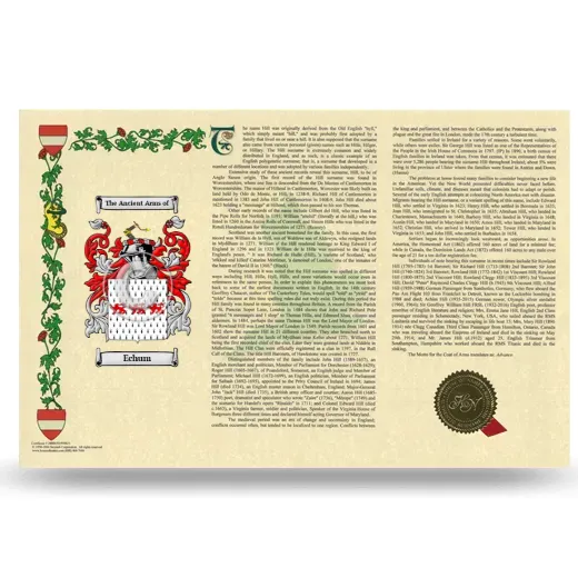 Echum Armorial History Landscape Style