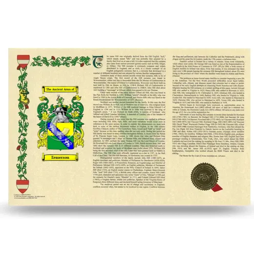 Eemerson Armorial History Landscape Style