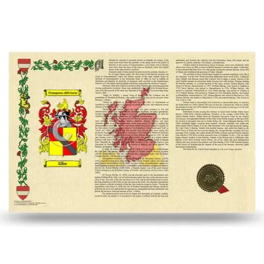 Effer Armorial History Landscape Style