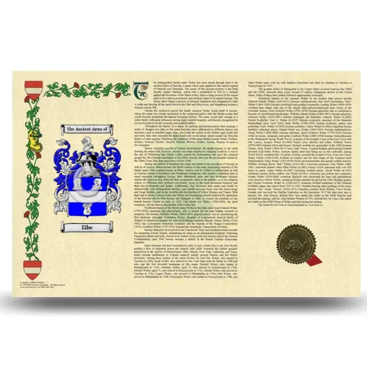 Eibe Armorial History Landscape Style