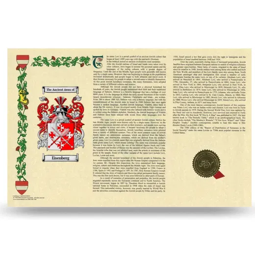 Eisenberg Armorial History Landscape Style