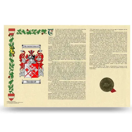 Eisenkraft Armorial History Landscape Style