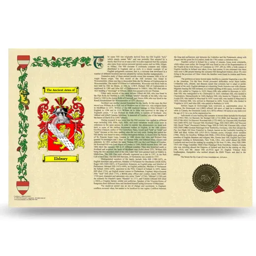 Elsbury Armorial History Landscape Style