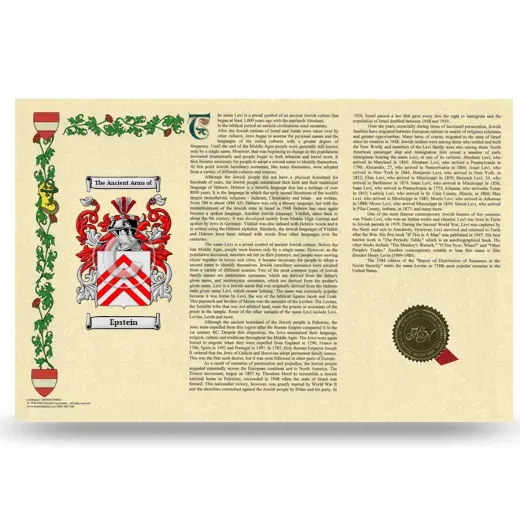 Epstein Armorial History Landscape Style