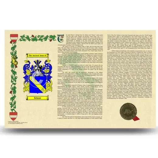 Erizzo Armorial History Landscape Style