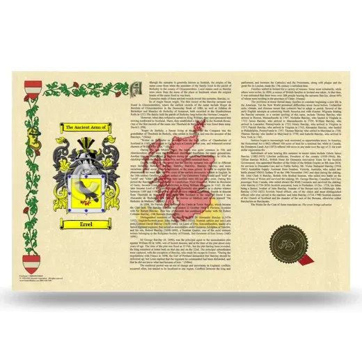 Errel Armorial History Landscape Style