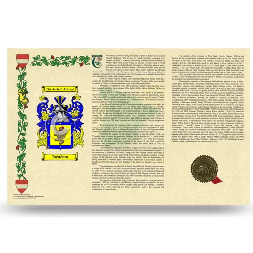 Escudera Armorial History Landscape Style