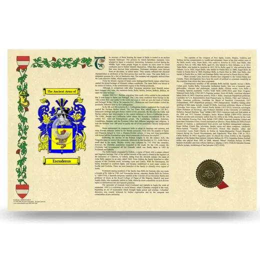 Escuderos Armorial History Landscape Style