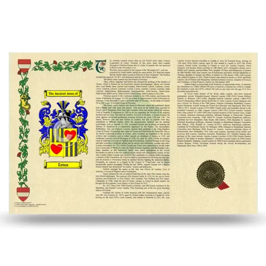 Estus Armorial History Landscape Style