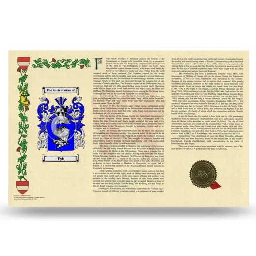 Eyb Armorial History Landscape Style