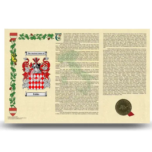 Fabio Armorial History Landscape Style