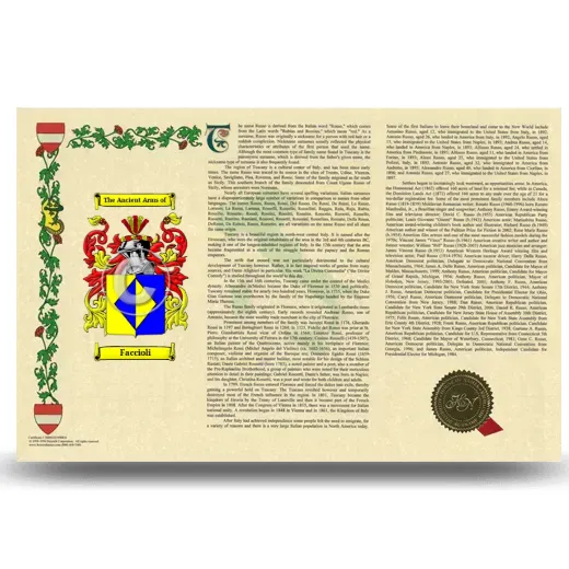 Faccioli Armorial History Landscape Style