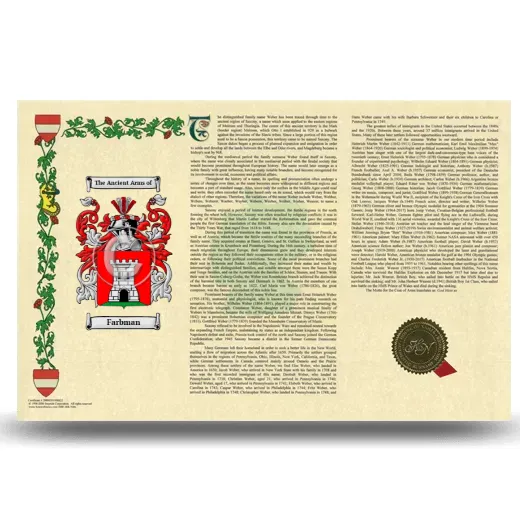 Farbman Armorial History Landscape Style