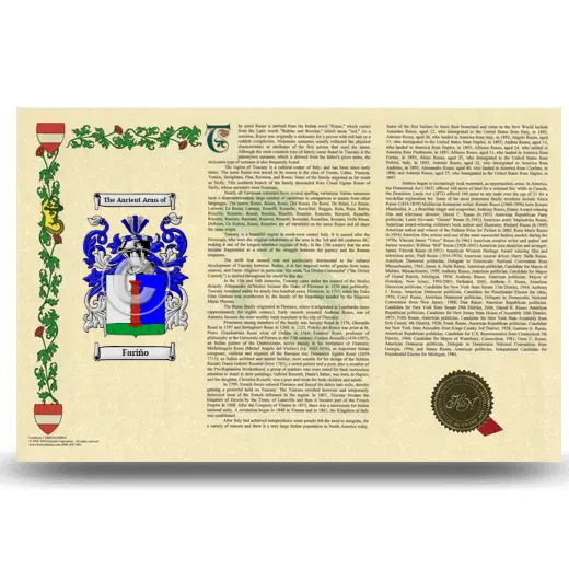 Fariño Armorial History Landscape Style