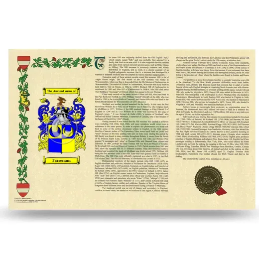 Farrenum Armorial History Landscape Style