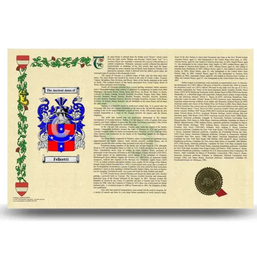 Felicetti Armorial History Landscape Style