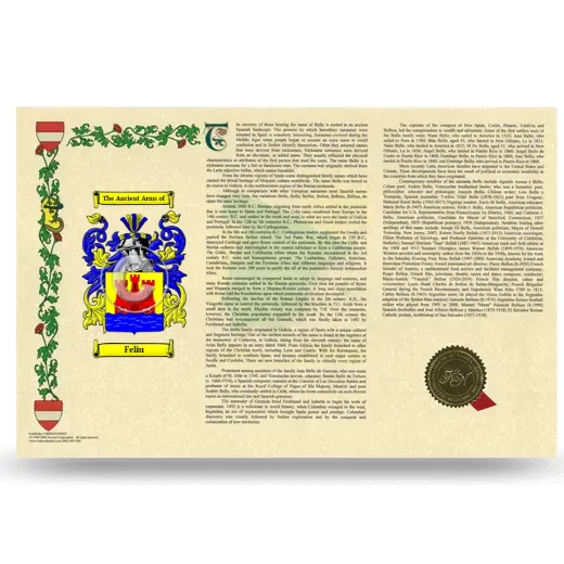 Feliu Armorial History Landscape Style