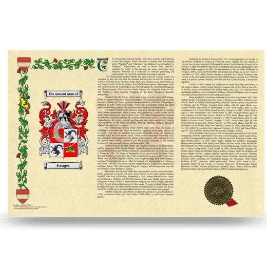 Feuger Armorial History Landscape Style