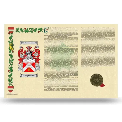 Feuquerolles Armorial History Landscape Style