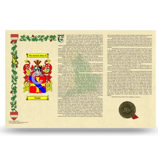 Feurt Armorial History Landscape Style