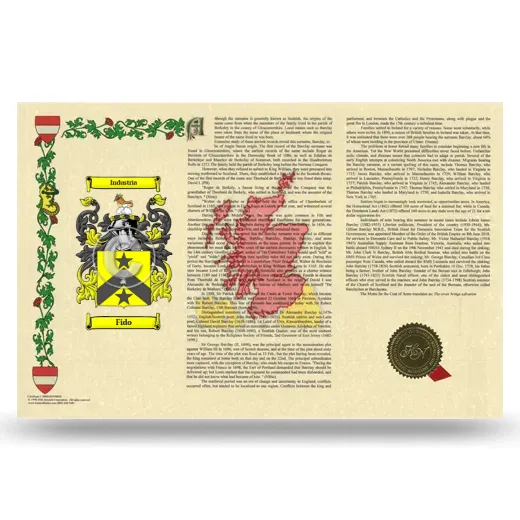 Fido Armorial History Landscape Style